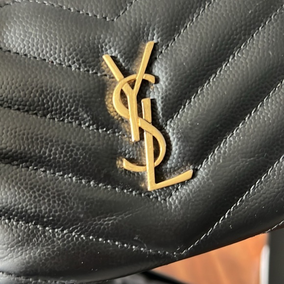 1648 Saint Laurent Black Quilted Small Wallet - Picture 2 of 9